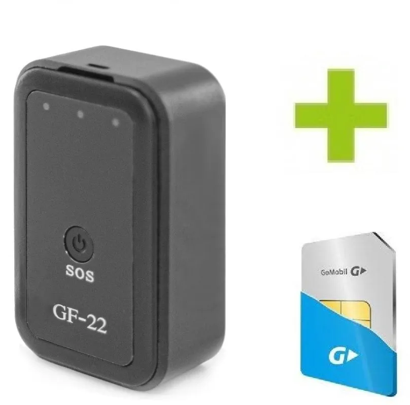GPS lokátor OXE GF-22 - GPS lokátor a SIM karta, univerzálna, kompatibilná s Android a iOS