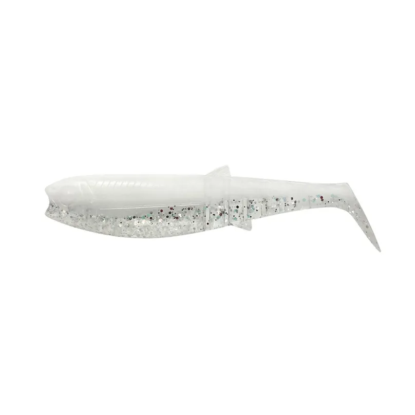 Savage Gear Gumová nástraha Cannibal Shad 12,5 cm 20g White Flash UV 4ks