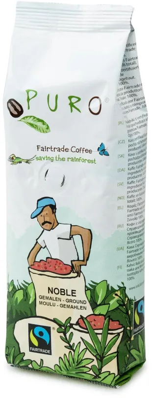 Káva Puro Hrubo mletá káva Fairtrade NOBLE 250g