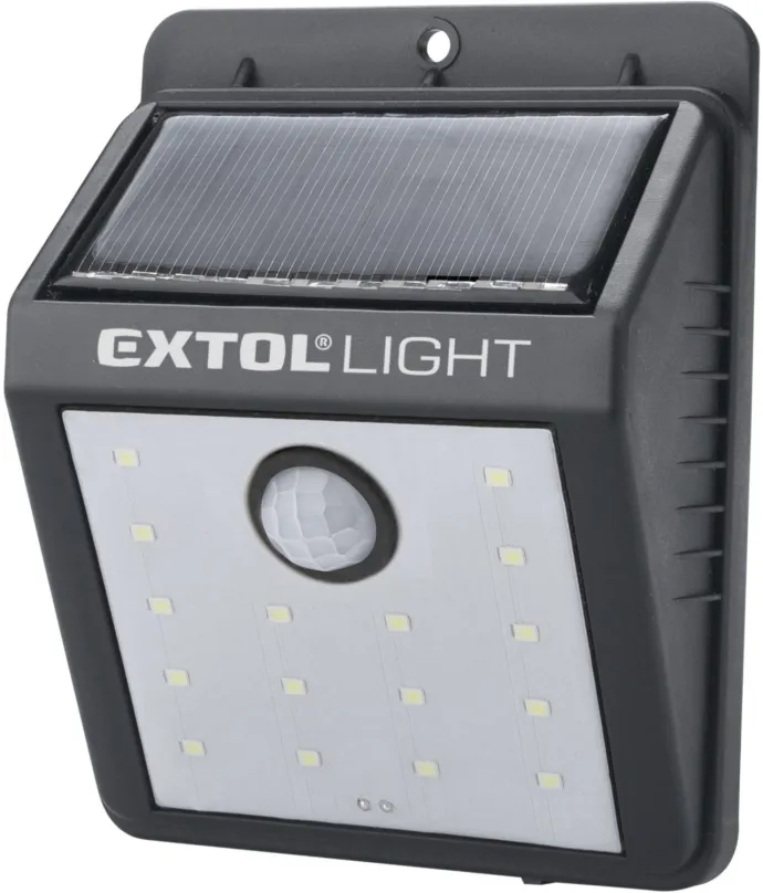 Záhradné osvetlenie EXTOL LIGHTsvetlo nástenné s pohybovým čidlom, 43130