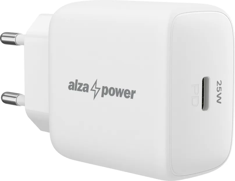 Nabíjačka do siete AlzaPower A125 Fast Charge 25W biela
