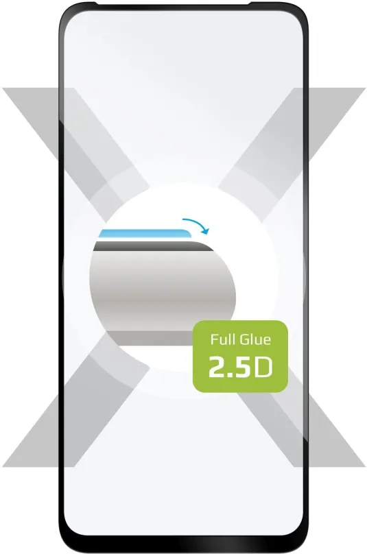Ochranné sklo FIXED FullGlue-Cover pre Realme C21 čierne