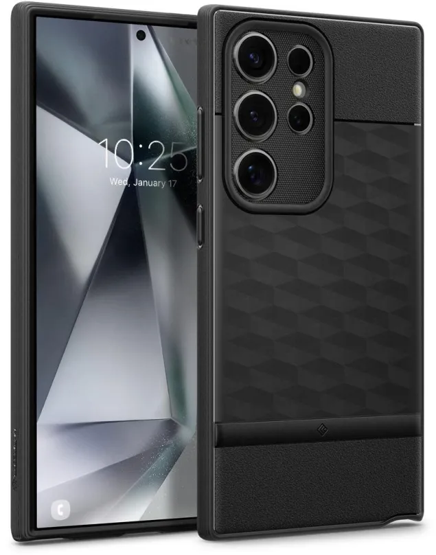 Kryt na mobil Spigen Caseology Parallax Matte Black Samsung Galaxy S24 Ultra