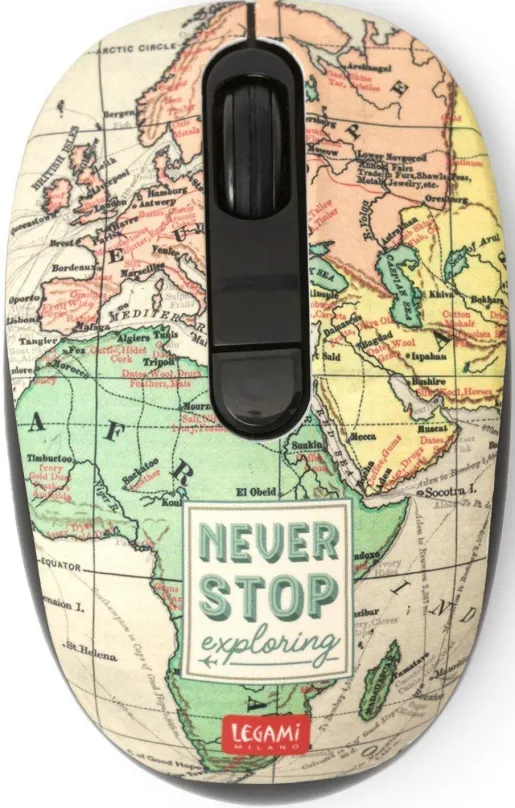Myš Legami Wireless Mouse - Travel, bezdrôtová, optická, symetrická, pripojenie cez bezdrô
