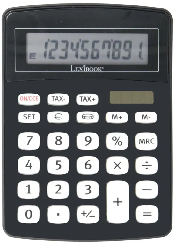 Kalkulačka Lexibook 10 miestna stolná kalkulačka s prevodníkom na euro