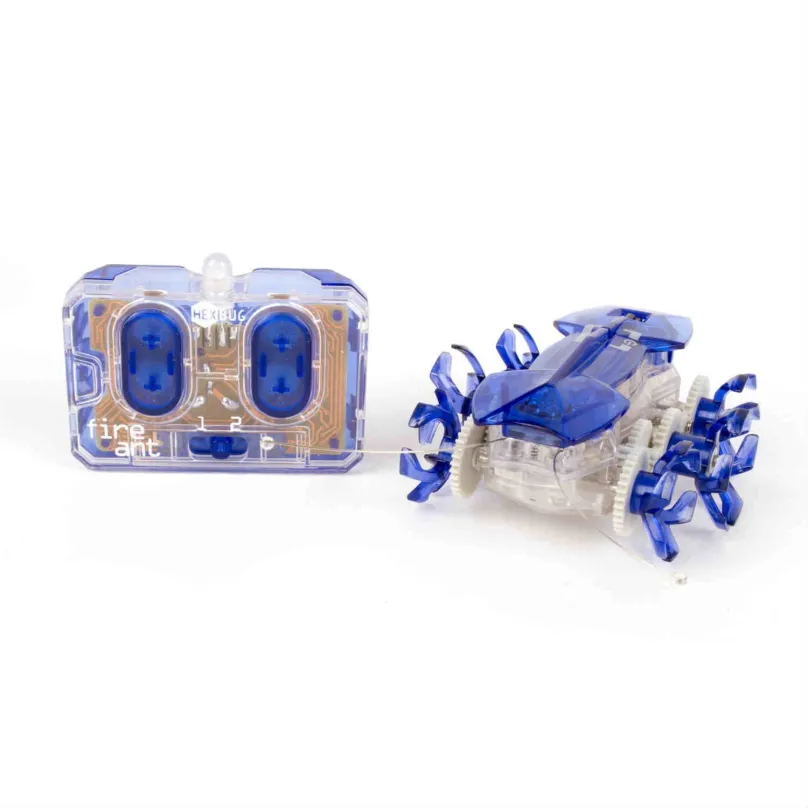 Mikrorobot Hexbug Ohnivý mravec - modrý