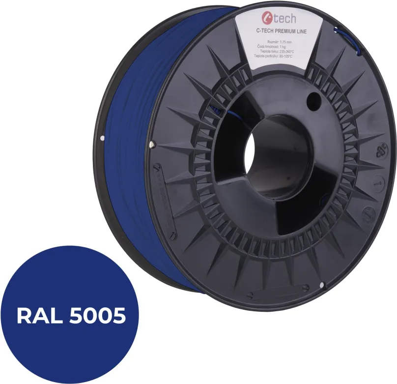 Filament C-TECH filament PREMIUM LINE ASA signálna modrá RAL5005