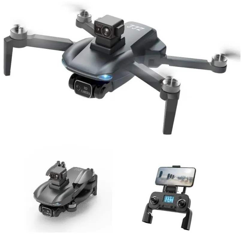 Dron Dron AERIUM MAX 108 LASER 4K Dual Camera GPS, s kamerou - rozlíšenie videa 5,7K (5760