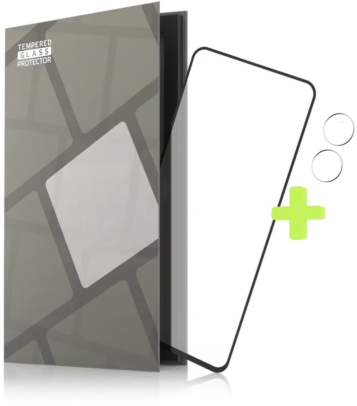 Ochranné sklo Tempered Glass Protector rámčekové pre Asus Zenfone 9, čierne + sklo na kameru