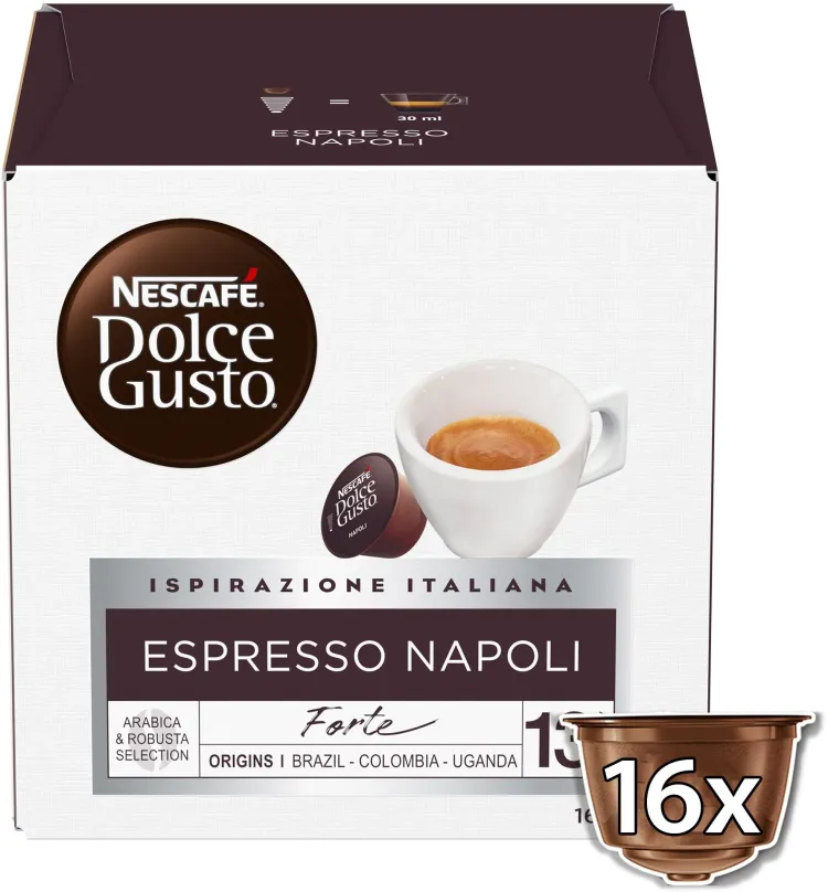 Kávové kapsule NESCAFÉ® Dolce Gusto® Espresso Napoli 16 ks