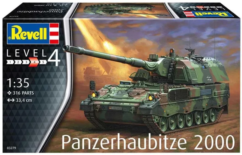 Model tanku Plastic ModelKit tank 03279 - Panzerhaubitze 2000, , typ modelu: tank, merítko