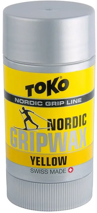 Lyžiarsky vosk Toko Nordic Grip Wax žltý 25g