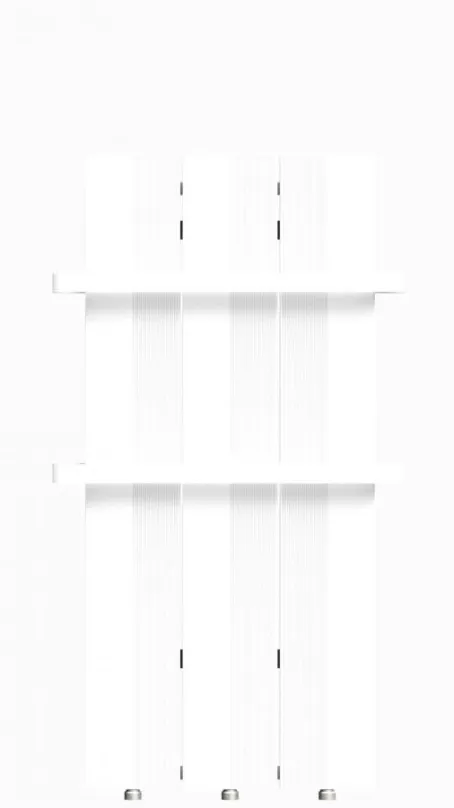Elektrický radiátor Teplovodný hliníkový radiátor FINESA, FN3-100M, 1000*558, 750W, biely