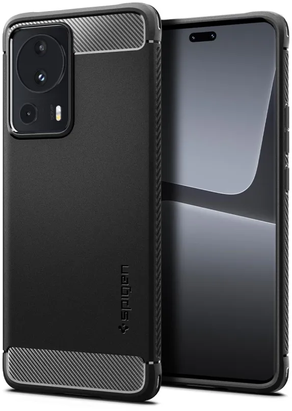 Kryt na mobil Spigen Rugged Armor Black Xiaomi 13 Lite, pre Xiaomi 13 Lite 5G, materiál TP
