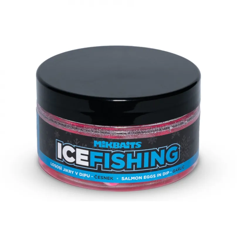 Mikbaits Lososie ikry v dipe Ice Fishing Range Cesnak 100ml