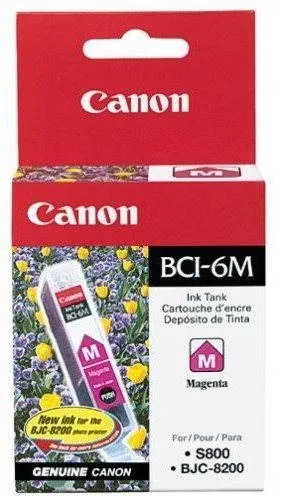 Cartridge Canon BCI6M purpurová, pre tlačiarne Canon i560, i865, i905, i9100, i950, i965,