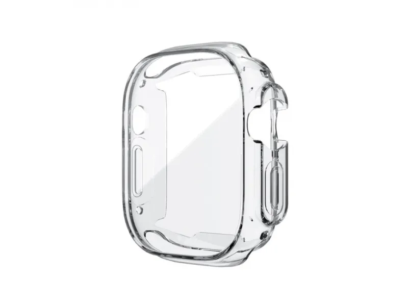 COTECi celoplošné ochranné TPU puzdro pre Apple Watch Ultra 49mm transparentné
