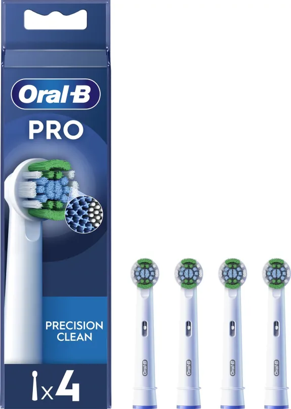 Náhradná hlavica k zubnej kefke Oral-B Pro Precision Clean Kefkové Hlavy, 4 ks