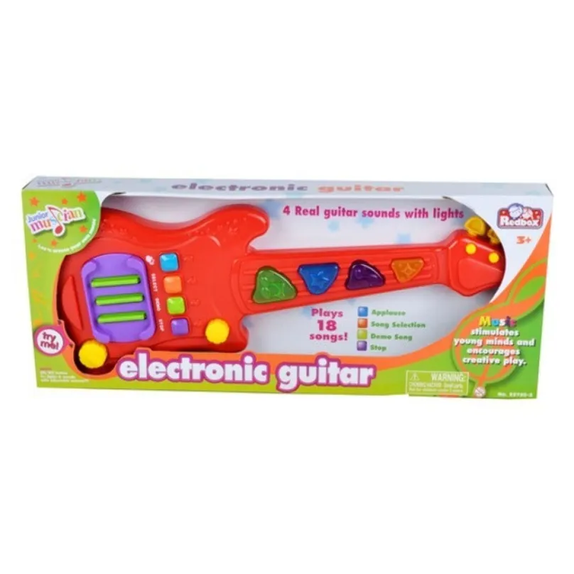 RedBox Detská elektronická gitara 48 cm, svetlo, zvuk