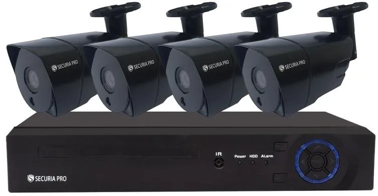 Kamerový systém Kamerový systém Securia Pro IP 3MPx NVR4CHV3-B, bez disku, rozlíšenie až ,