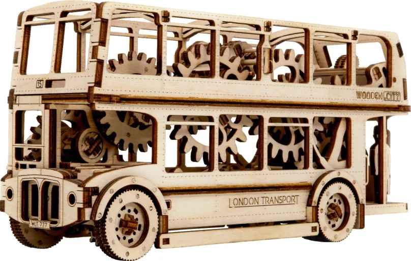 3D puzzle Wooden City Londýnsky Autobus