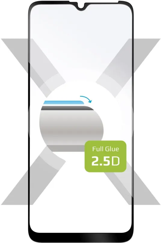 Ochranné sklo FIXED FullGlue-Cover pre Motorola Moto G50 čierne