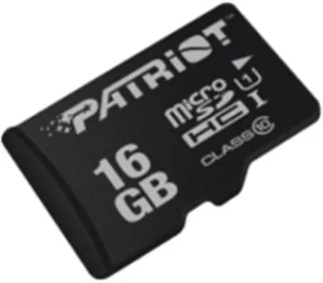 Patriot/micro SDHC/16 GB/80 MBps/UHS-I U1 / Class 10