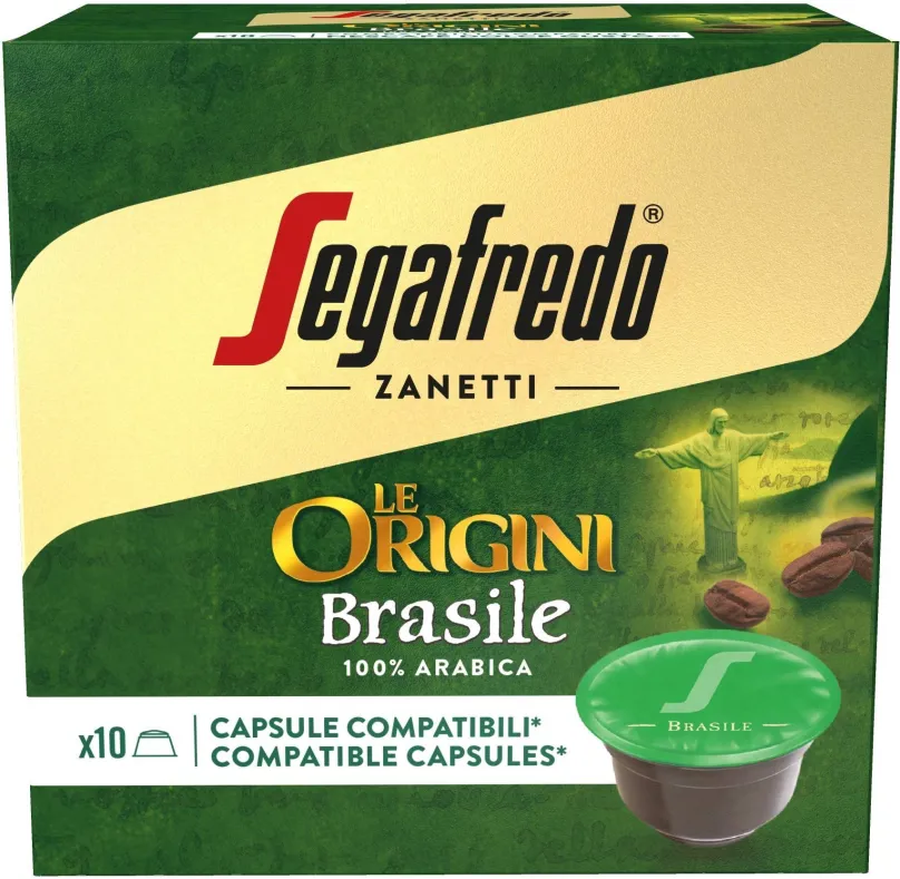 Kávové kapsule Segafredo Le Origini Brasile kapsule DG 10 porcií