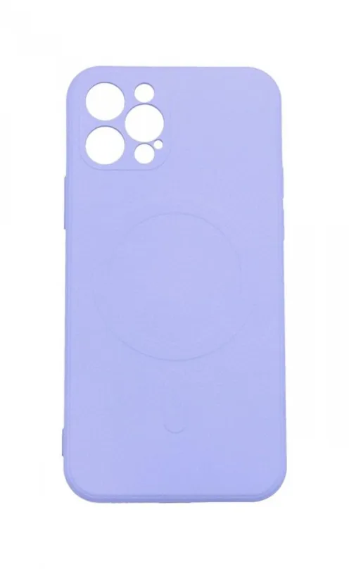 Kryt na mobil TopQ Kryt iPhone 12 Pro s MagSafe svetlo fialový 85010