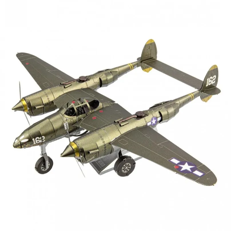 3D puzzle Metal Earth 3D puzzle Lockheed Martin P-38 Lightning (ICONX)