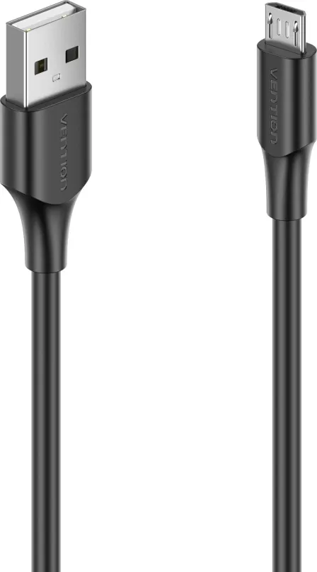 Dátový kábel Vention USB 2.0 to micro USB 2A Cable 1.5M Black