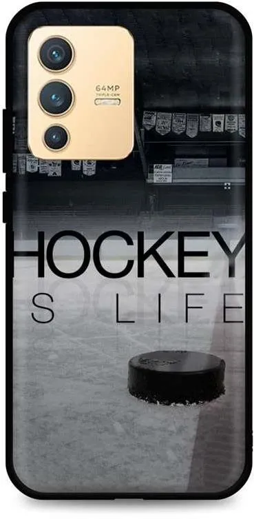 Kryt na mobil TopQ Kryt Vivo V23 5G silikón Hockey Is Life 72754