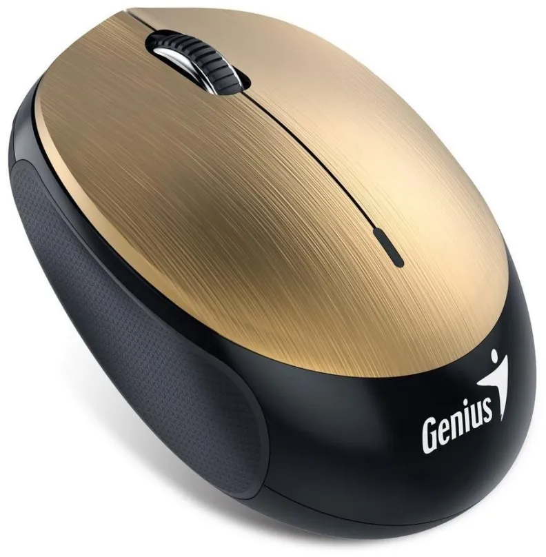 Myš Genius NX-9000BT, zlatá, bezdrôtová, optická, symetrická, pripojenie cez bluetooth, n