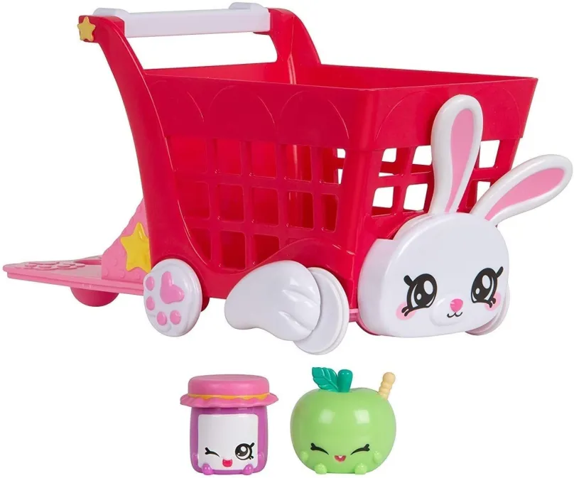 Doplnok pre bábiky Kindi Kids nákupný vozík s doplnkami