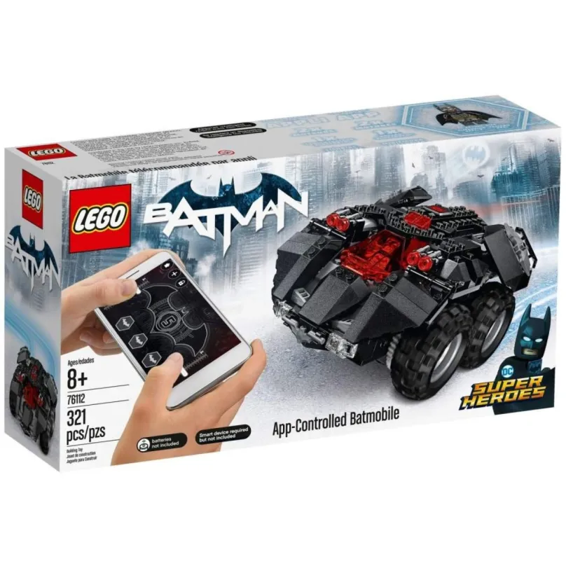 Stavebnice LEGO Super Heroes 76112 Batmobil ovládaný aplikácií