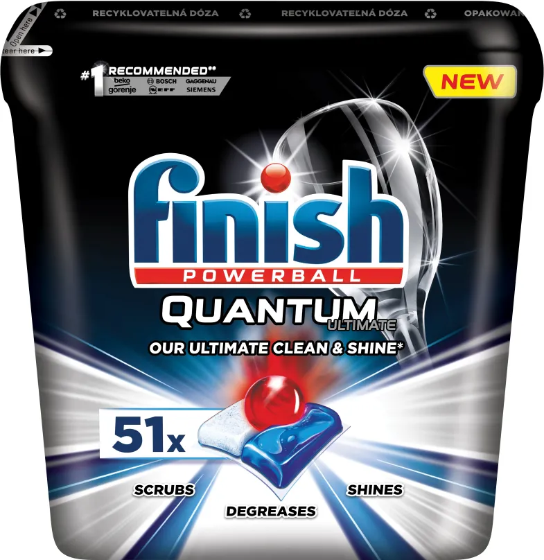 Tablety do umývačky FINISH Quantum Ultimate 51 ks