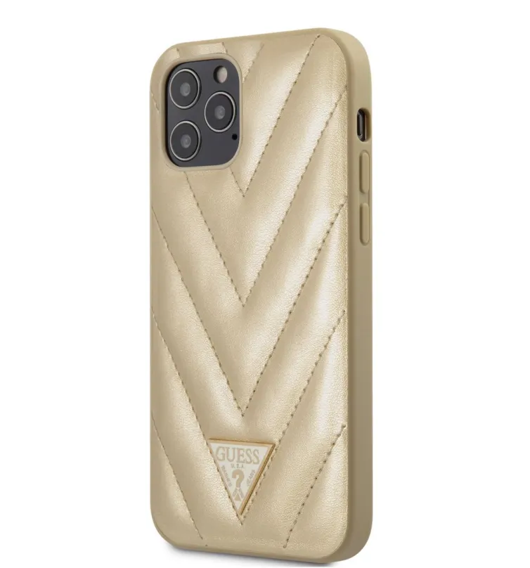 Kryt na mobil Guess V Quilted pro iPhone 12/12 Pro