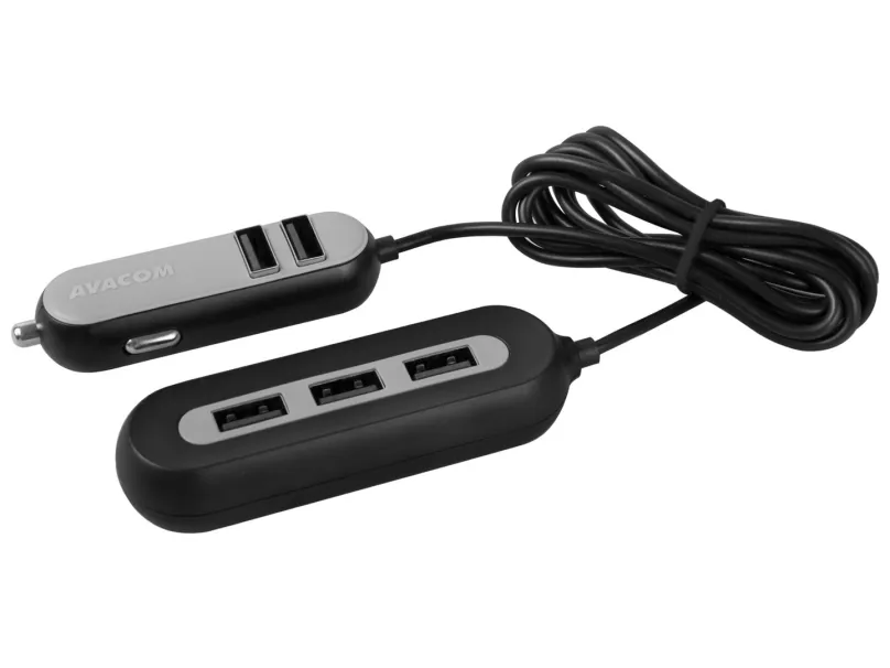 Nabíjačka do auta AVACOM CarHUB 2x USB + 3x USB