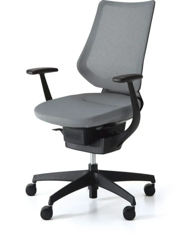 Kancelárska stolička 3DE ING Glider 360 ° šedá