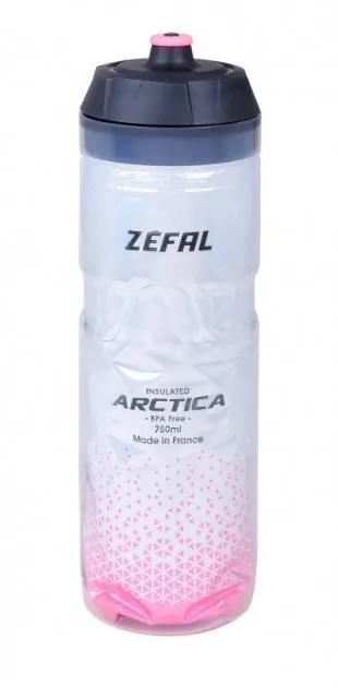 Fľaša na pitie Zefal Arctica 75 new strieborná - ružová