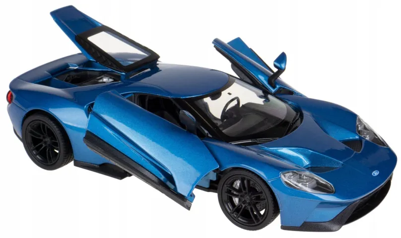 Kovový model Ford GT 2017 modrý 1:24