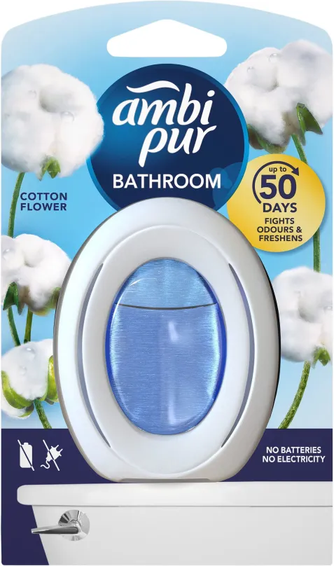 Osviežovač vzduchu AMBI PUR Bathroom Cotton Fresh 7,5 ml