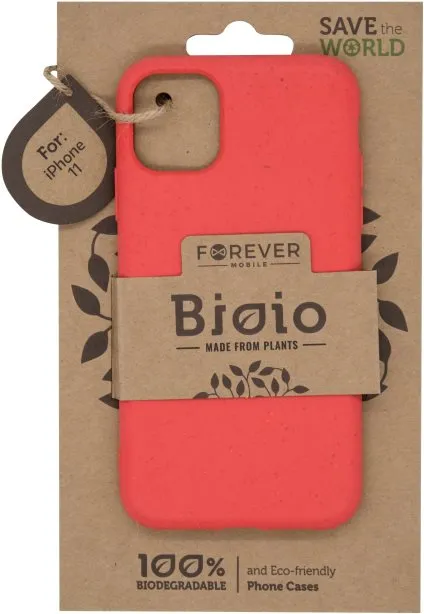 Kryt na mobil Forever Bioio pre iPhone 11 červený