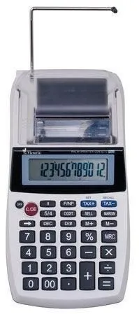 Kalkulačka VICTORIA GVN-50TS, s možnosťou tlače, batériové napájanie, 12miestny 1riadkový