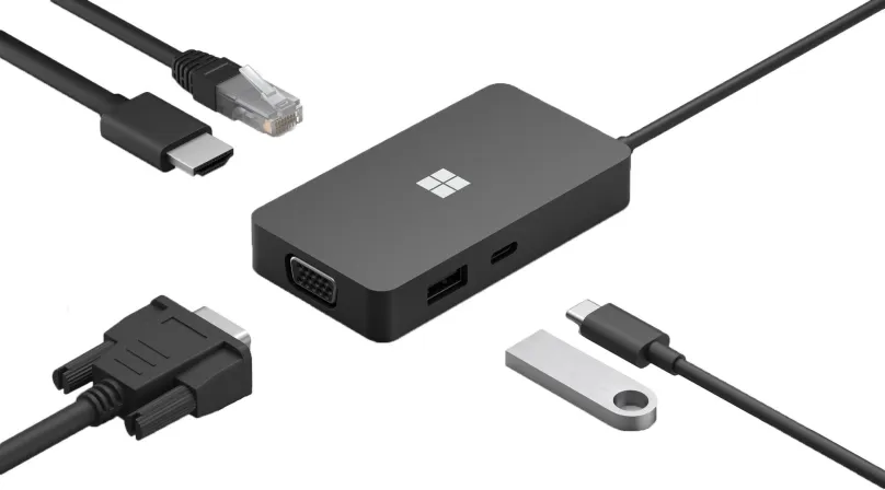 Replikátor portov Microsoft USB-C Travel Hub