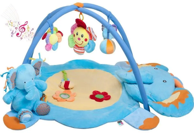 Hracia deka PLAYTO Hracia deka s melódiou sloníča s hračkou