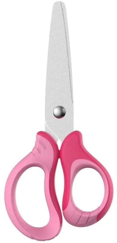 Detské nožnice KEYROAD Soft 12.5 cm, ružové