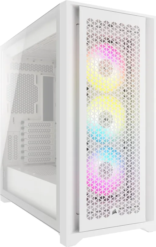 Počítačová skriňa Corsair iCUE 5000D RGB AIRFLOW True White