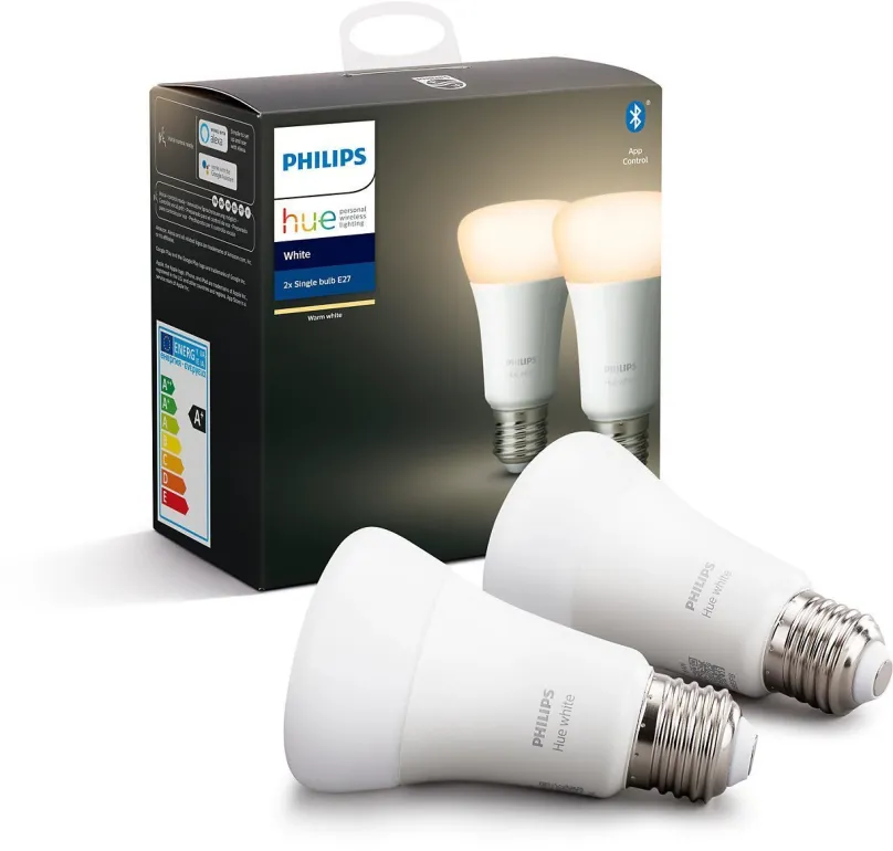 LED žiarovka Philips Hue White 9W E27 set 2ks