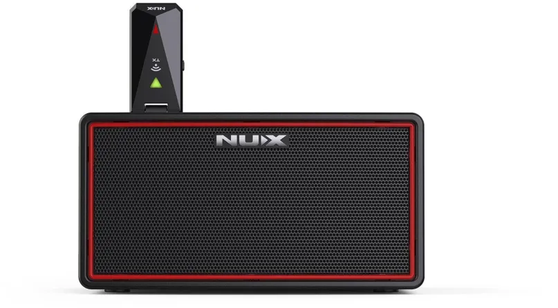 Kombo NuX Mighty Air, gitarové a basgitarové, tranzistorové, výkon 4 W, 1 kanál, delay ar